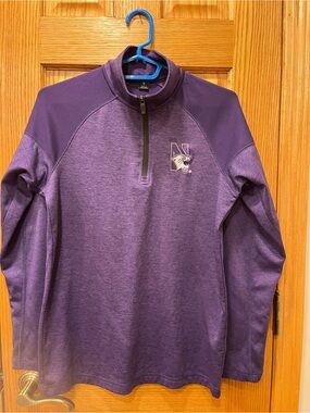 Northwestern Wildcats Purple Quarter-Zip Pullover Sweatshirt